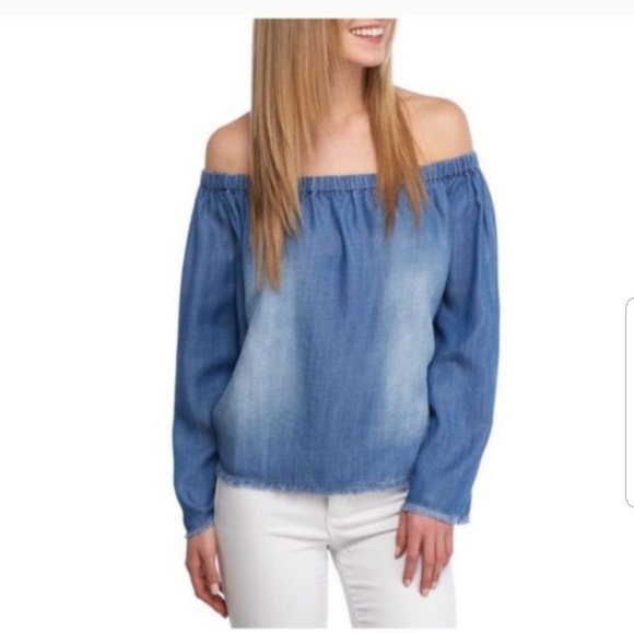 cloth & stone Tops - Cloth & Stone Chambray Top